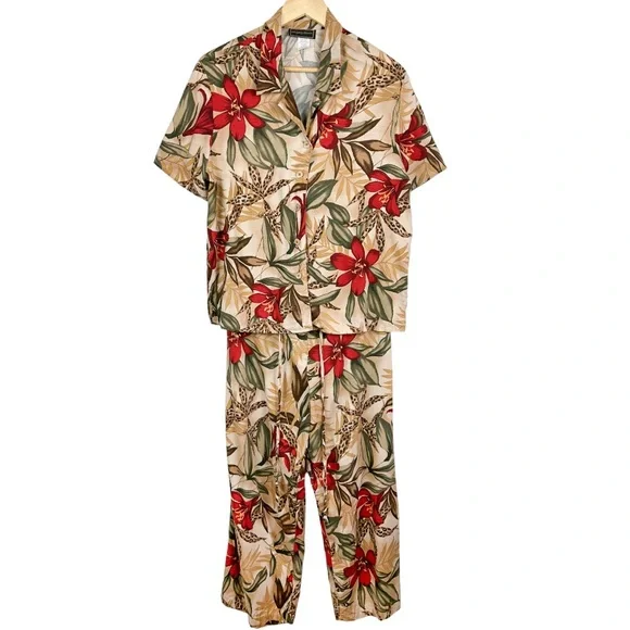 Vintage Intriguing Threads Two Piece Outfit XL Top Large Bottom - Picture 2 of 12